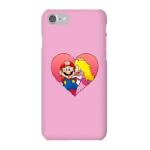 Image of Nintendo Super Mario Peach Kiss Phone Case - iPhone 7 - Snap Case - Matte