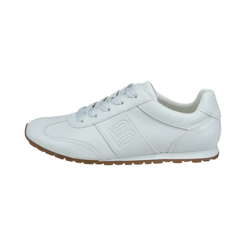Image of TT.Bagatt Womens embossed logo trainers TT.Bagatt Blanc Female 39