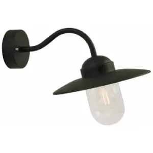 Image of Nordlux Luxembourg Outdoor Dome Wall Lamp Black, E27, IP54