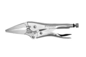 Image of Teng Tools 404-9 9" Long Nose Power Grip Pliers 70mm Capacity