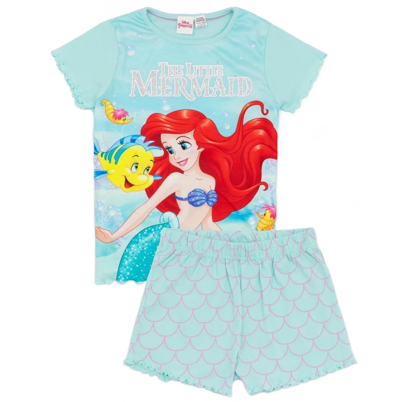 Image of Disney Short Sleeve Short Leg Pyjama Set Blue female
