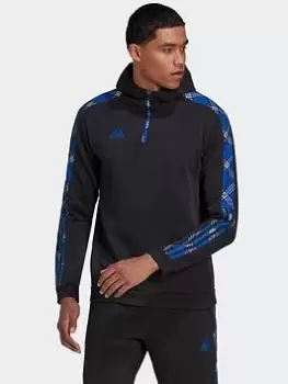 Image of adidas Tiro Winterized Hoodie, Black Size M Men