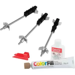 Image of Unika ColorFill Worktop Installation and Repair Kit in Oak