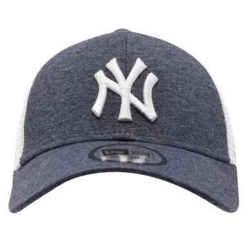 Image of New Era Jersey Trucker Cap - NY Navy