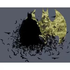 Image of Caped Crusader Batman Comic Book Inspired Art Print - 14 x 11