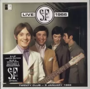 Image of Small Faces Live 1966 - White & Blue Vinyl 2021 UK 2-LP vinyl set NRLP001