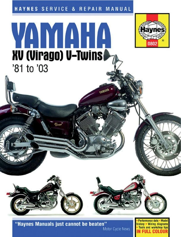 Image of 802 - Haynes Repair Manual For Yamaha XV 1000 1981-1987 802