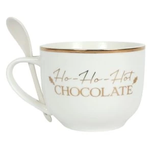 Image of Hot Chocolate Mug and Spoon Set