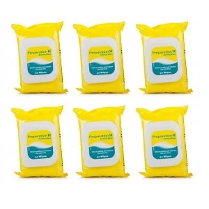 Image of Preparation H 30 Wipes - Six Pack