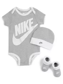 Image of Nike Younger Boys Nhn Futura Logo - Grey