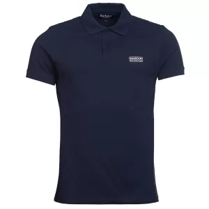 Image of Barbour International Boys' Essential Polo Shirt - Navy - M (8-9 Years)