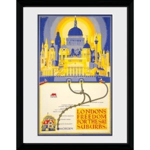 Image of Transport For London Londons Freedom Framed Collector Print