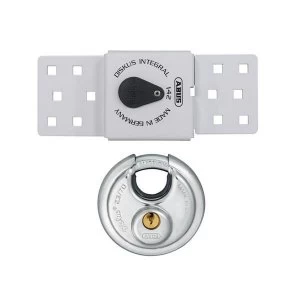 Image of ABUS Mechanical 142 Series Sliding Door Van Lock & 23/70mm Diskus Padlock