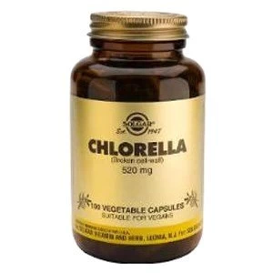 Image of Solgar Chlorella 520 mg Vegetable Capsules 100 Vegicaps