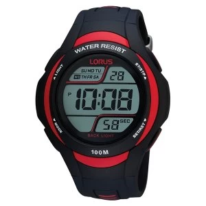 Image of Lorus R2307EX9 Mens Sports Digital Watch 100M Water Resistant