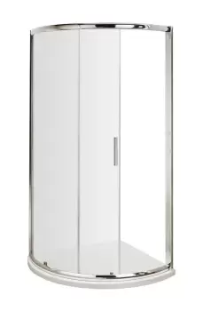 Image of Nuie Pacific 860mm Single Entry Quadrant - Polished Chrome