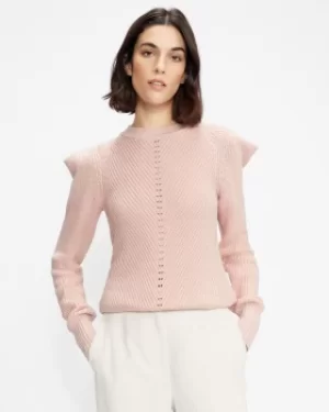 Image of Ted Baker Structured Sleeve Detailed Sweater