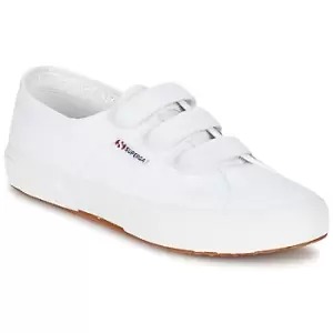 Image of Superga 2750 COT3 VEL U womens Shoes (Trainers) in White,5.5,6.5,7,8,9,9.5,10.5,11,2.5