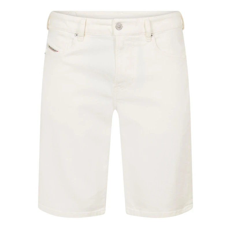 Image of Diesel D-Fin Slim Denim Shorts White male 28W R