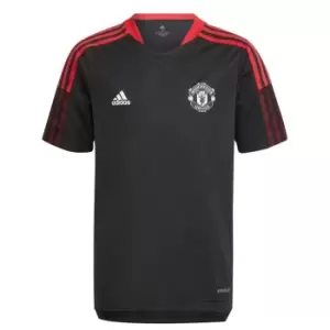 Image of adidas MUFC Training Jersey Junior Boys - Black