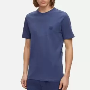 Image of BOSS Orange Tales Cotton-Jersey T-Shirt - S