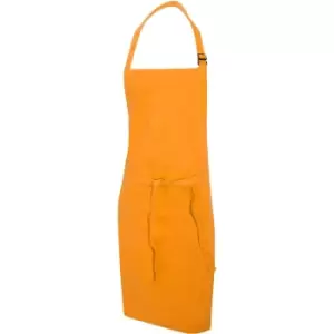 Image of Dennys Multicoloured Bib Apron 28x36ins (Pack of 2) (One Size) (Orange) - Orange
