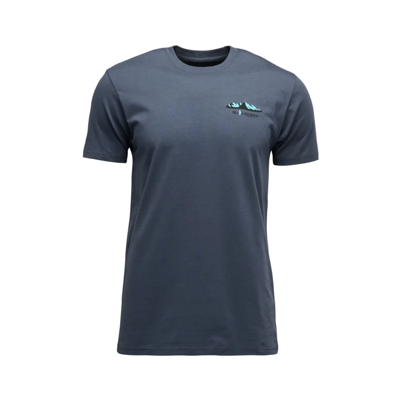 Image of T-Shirt Black Diamond Mountainscape Bleu Male S