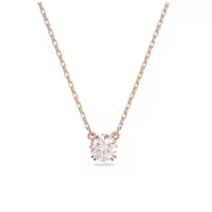 Image of Constella Round Cut White Rose Gold-tone Plated Pendant 5636710