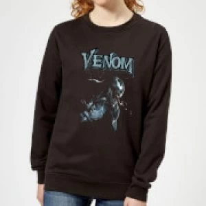 Image of Venom Profile Womens Sweatshirt - Black