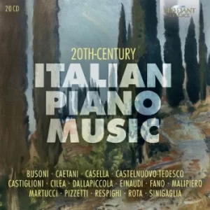 Image of 20th Century Italian Piano Music by Various Composers CD Album