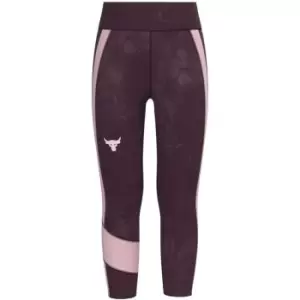 Image of Under Armour Project Rock Ankle Tights Junior Girls - Black