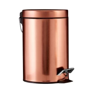 Image of Premier Housewares 3L Pedal Bin - Copper