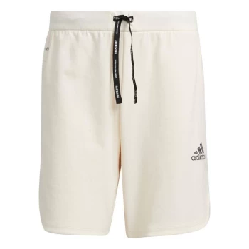 Image of adidas Primeblue Always Om Yoga Shorts Mens - Wonder White