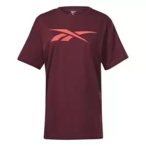 Image of Reebok Logo T-Shirt Mens - Red