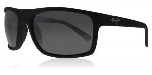 Image of Maui Jim Byron Bay Sunglasses Matte Black Rubber Matte Black Rubber 62mm