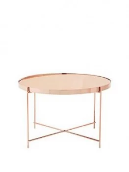 Image of Premier Housewares Allure Large Side Table- Rose Gold