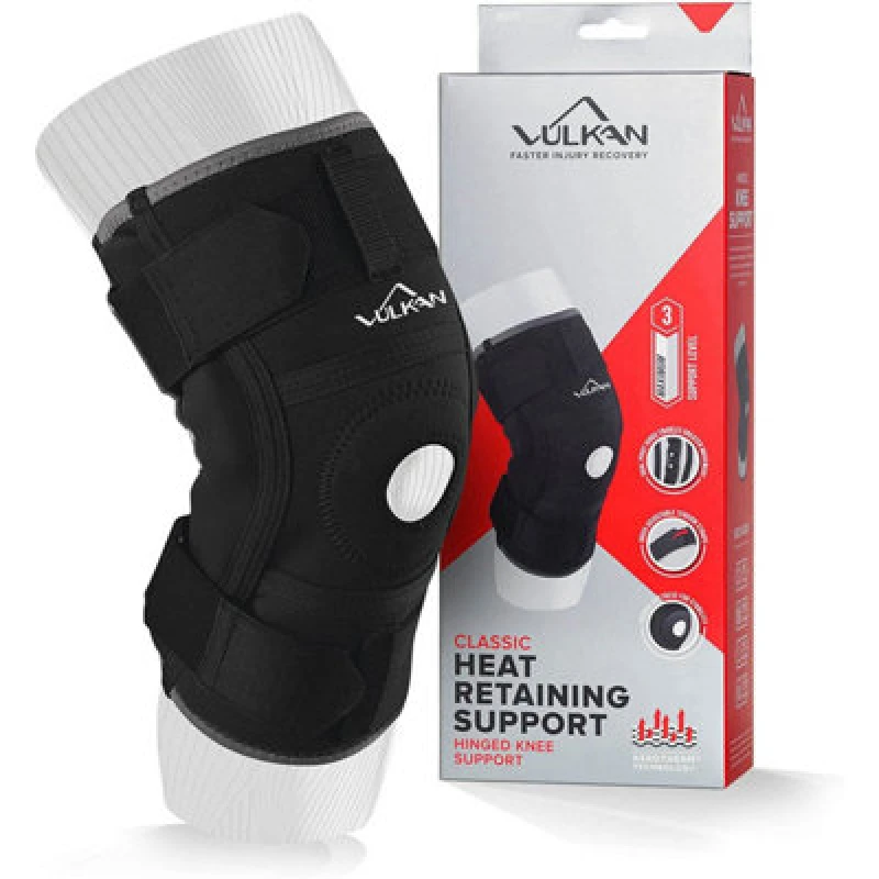 Image of Vulkan Lokring Vulkan Classic Hinged Knee Support For Ligament Rehabilitation And Injury Prevention