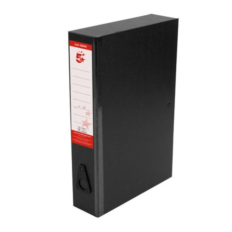 Image of 5 Star office 5 Star Office Classic Box File Black (Pack of 10) 320500