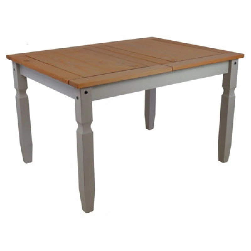 Image of MERCERS FURNITURE Corona Grey Wax 4'0' Dining Table 5060765291346