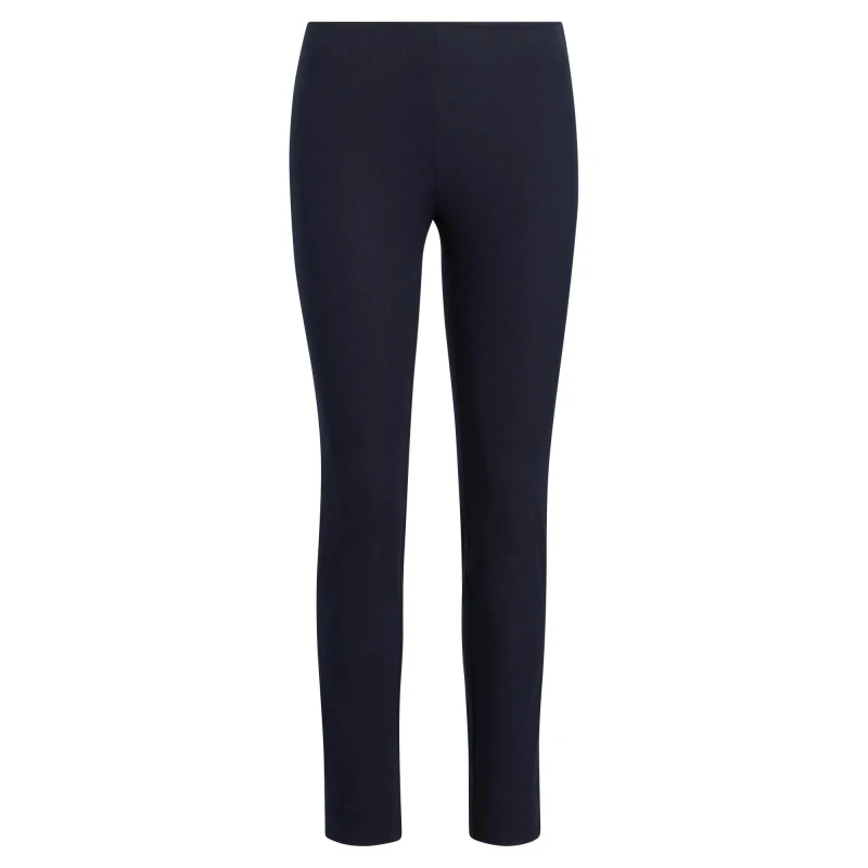 Image of Lauren by Ralph Lauren Stretch Twill Skinny Trousers - Blue Blue 10