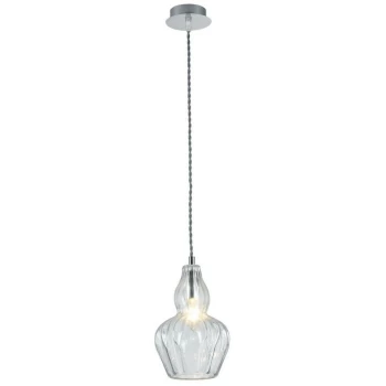 Image of Maytoni Lighting - Eustoma Dome Ceiling Pendant Lamp Nickel, 1 Light, E14