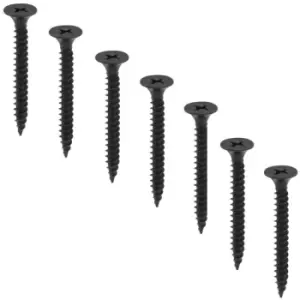 Image of Moderix - Plasterboard Screws Drywall Black Bugle Head Fine Thread Drylining - Size 4.8mm x 100mm - Pack of 75