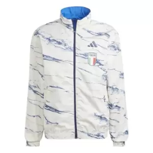 Image of adidas Italy 2023 Anthem Jacket Mens - Blue