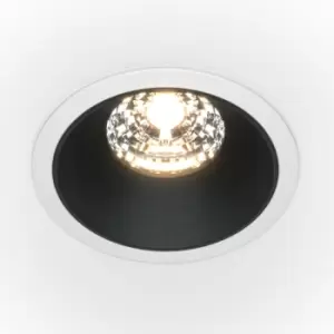 Image of Maytoni Maytoni Alfa LED Round Recessed Downlight White, Black, 1050lm, 3000K