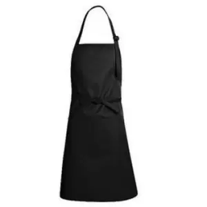 Image of Dennys Unisex Adult Bibbed Full Apron (One Size) (Black)