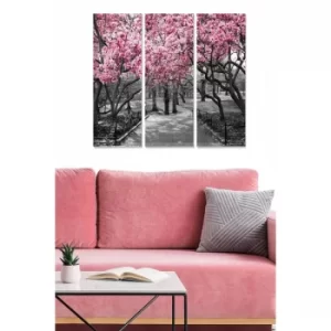 Image of MDF7188412 Multicolor Decorative MDF Painting (3 Pieces)