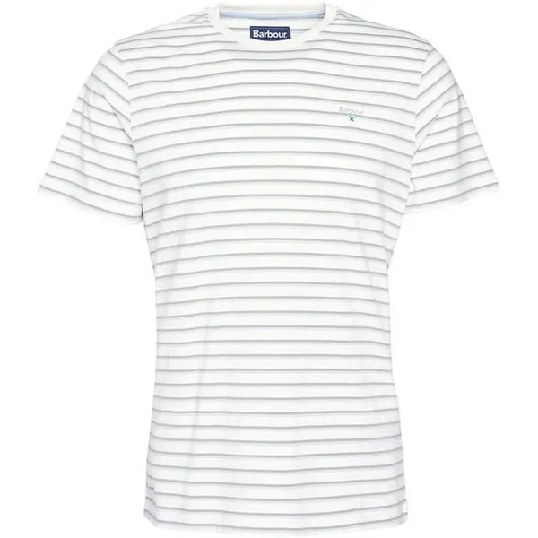 Image of Barbour Ponte Striped T-Shirt - Beige M