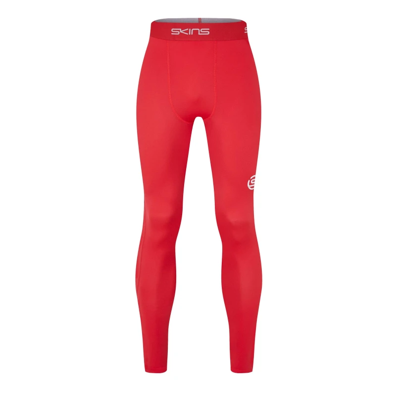 Image of Skins Sr1 Lg Tights - Red Red S