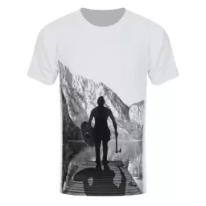 Image of Grindstore Viking Warrior MenA's Sub T-Shirt (S) (Black/White)