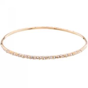 Image of Ladies Karen Millen Gold Plated CRYSTAL SPRINKLE BANGLE SM
